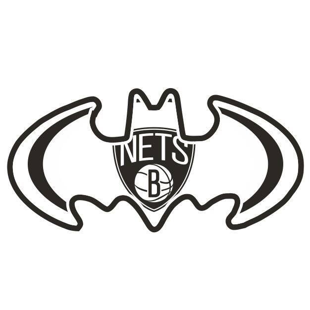 Brooklyn Nets Batman Logo iron on transfers
